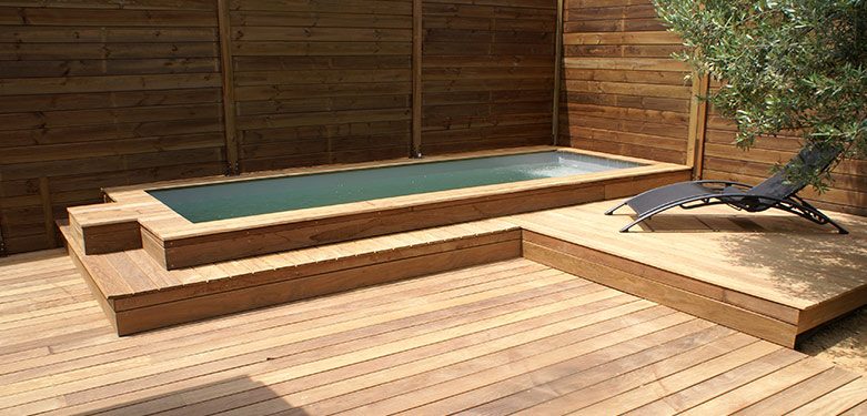 Aménagement paysager autour d'une piscine Alhambra — V'Garden Léognan